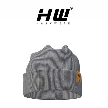 HAAKWEAR Knit Cuffed Beanie - Camel Brown, Made in USA